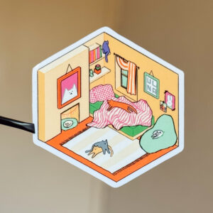 Cat Room Sticker