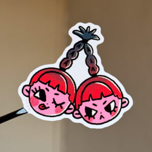 Cherry Twins Sticker