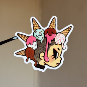 Ice Cream Punk Sticker