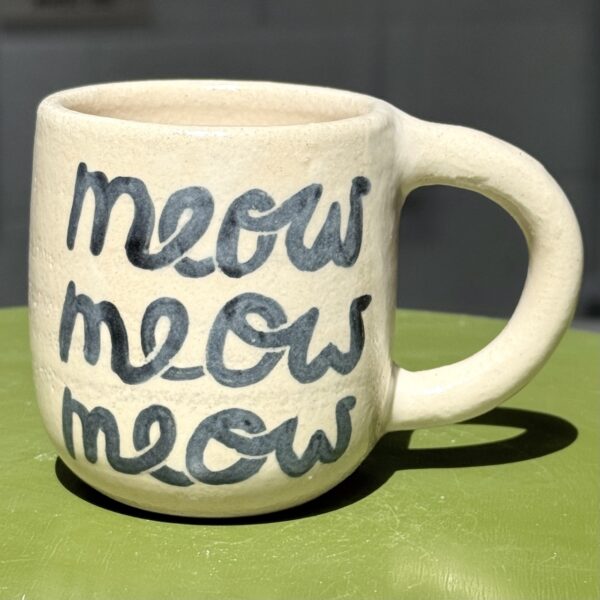 Black Meow Mug - Image 2