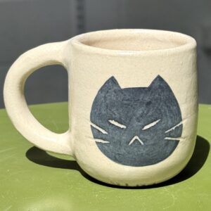 Black Meow Mug