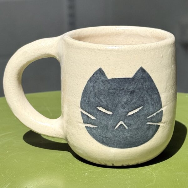 Black Meow Mug