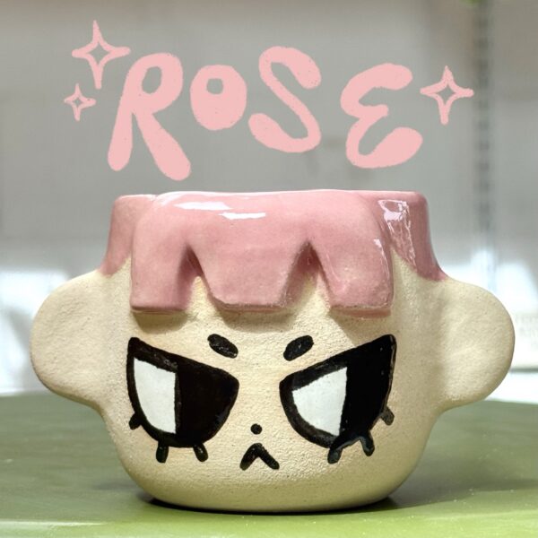 Grumpy Pot: Rose