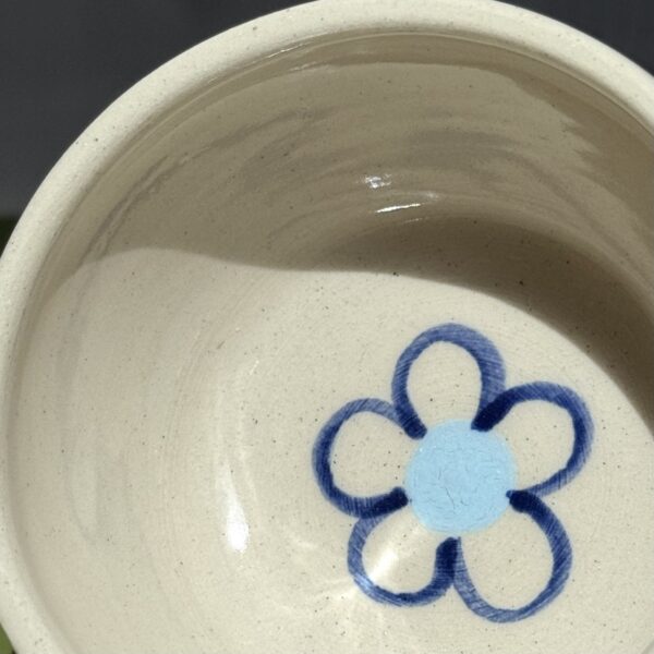 Blue Cat Flower Bowl - Image 4