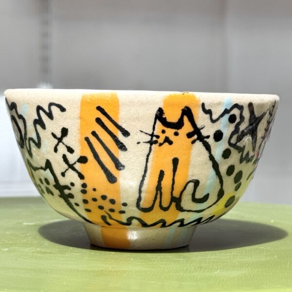 Doodle Cat Bowl - Image 3