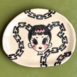 Chain Girl Plate