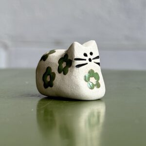 Green Flower Cat