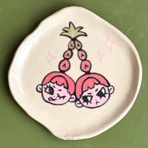 Cherry Twins Plate
