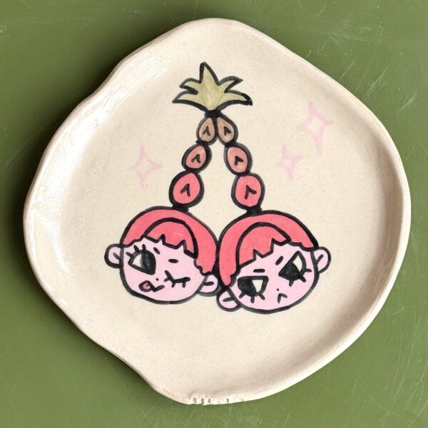Cherry Twins Plate