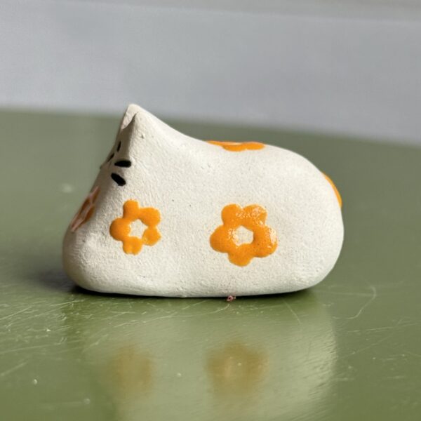 Orange Flower Cat - Image 7