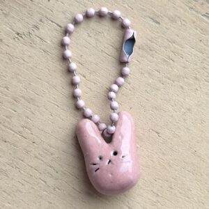 Pink Bunny Charm