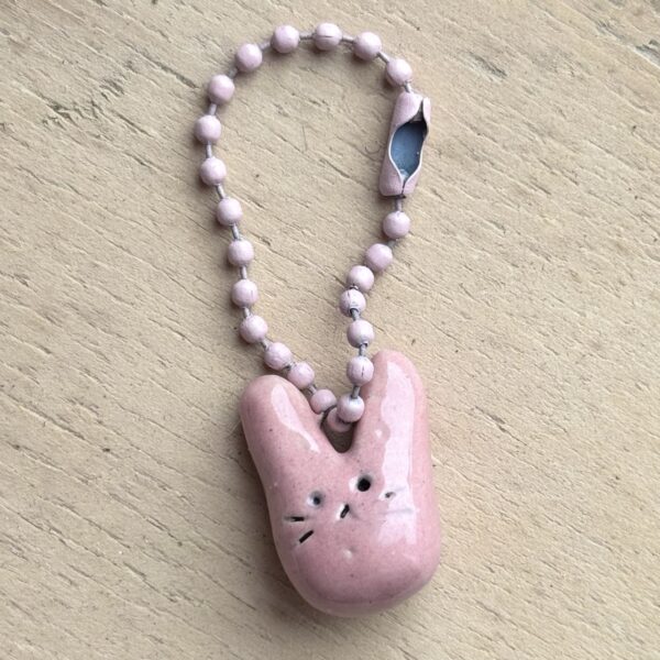 Pink Bunny Charm