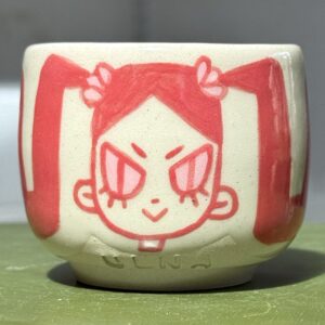 Red Snake Girl Cup