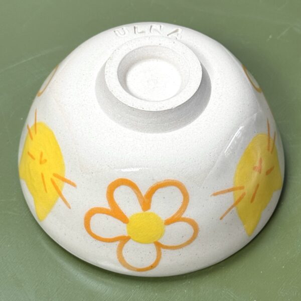 Yellow Cat Flower Bowl - Image 2