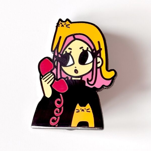Cat Call Pin
