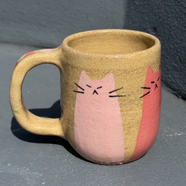 Big Pink Cat Mug - Image 4