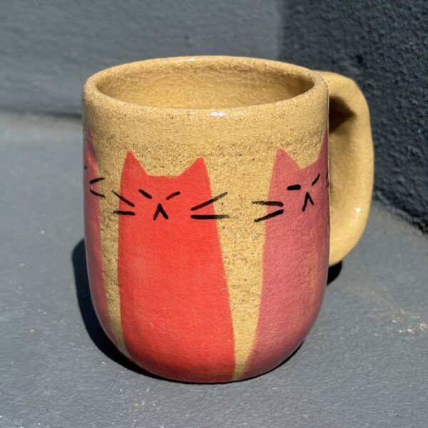 Big Pink Cat Mug - Image 3