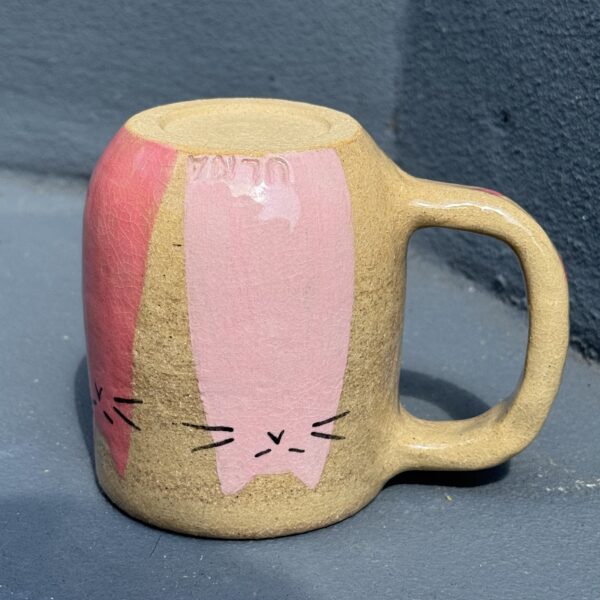 Big Pink Cat Mug - Image 6