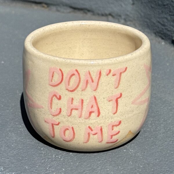 Pink Grumpy Cup - Image 2