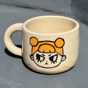 Orange Grumpy Mug