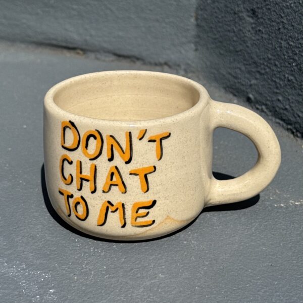 Orange Grumpy Mug - Image 2
