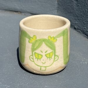 Green Snake Girl Cup
