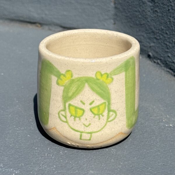 Green Snake Girl Cup