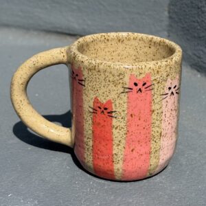Long Pink Cats Mug