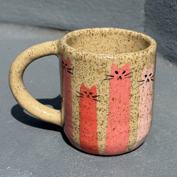 Long Pink Cats Mug