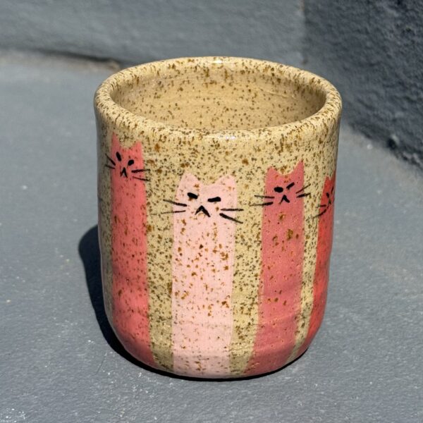 Long Pink Cats Mug - Image 2