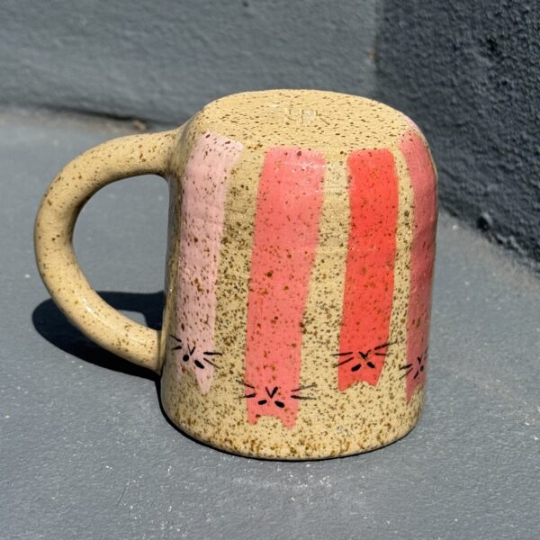 Long Pink Cats Mug - Image 5