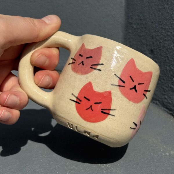 Pink Cat Mug - Image 2