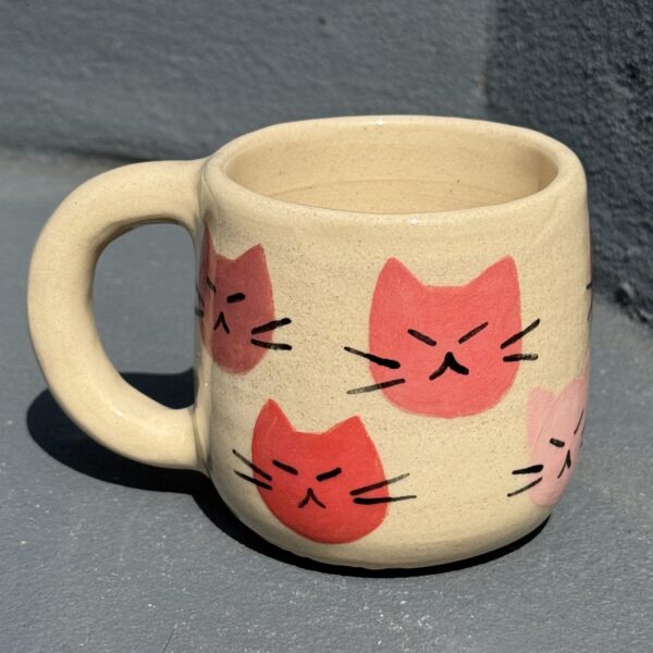 Pink Cat Mug - Image 4
