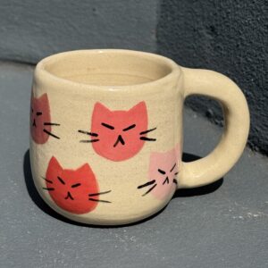 Pink Cat Mug