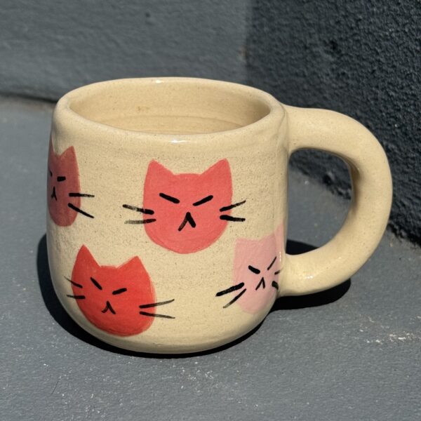 Pink Cat Mug