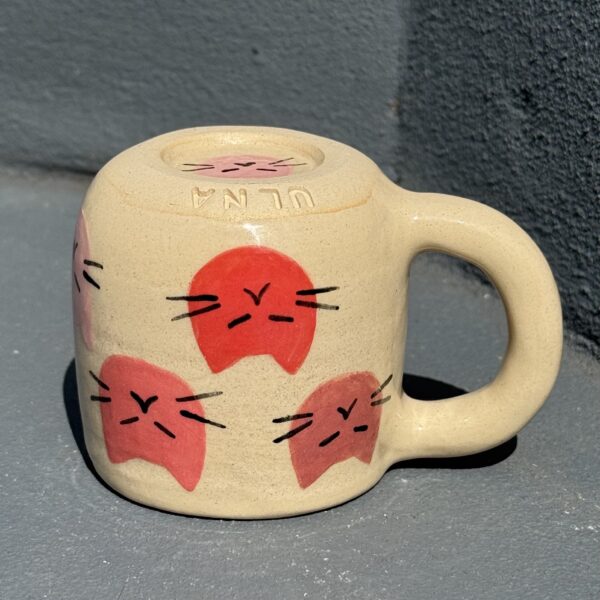 Pink Cat Mug - Image 7