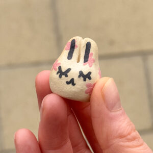 Small Pink Flower Bunny Buddy A