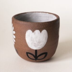 White Flowers Cup