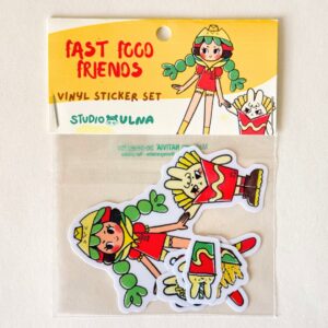 Sticker Set: Fast Food Friends
