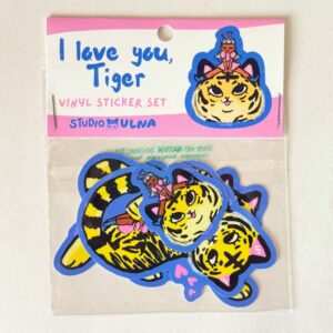 Sticker Set: I Love You, Tiger
