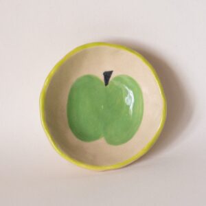 Green Apple Trinket Dish