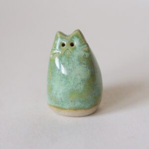 Green Sitting Cat