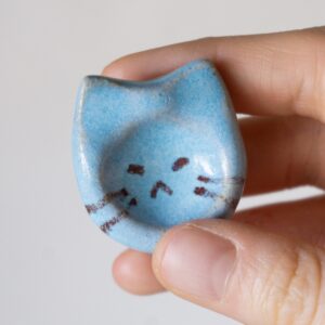 Worry Stone: Blue Cat