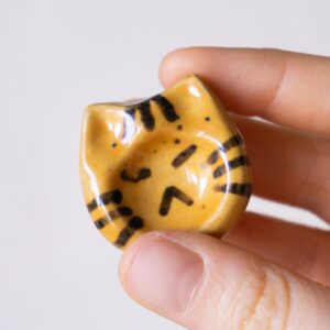 Worry Stone: Tabby Cat